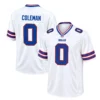 Kids Buffalo Bills Keon Coleman White Jersey – front back view