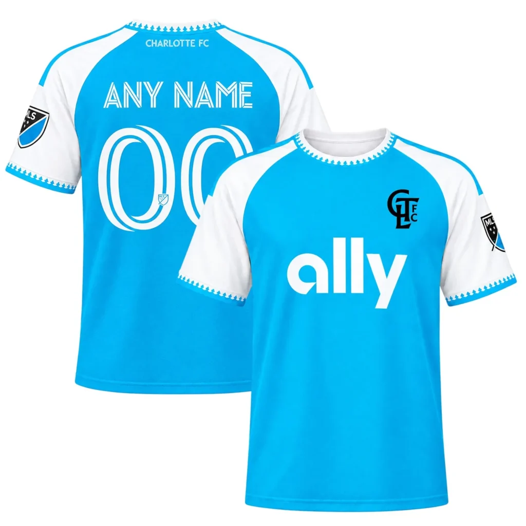 Kids Charlotte FC Blue Custom Jersey – Game Day Fan Jersey