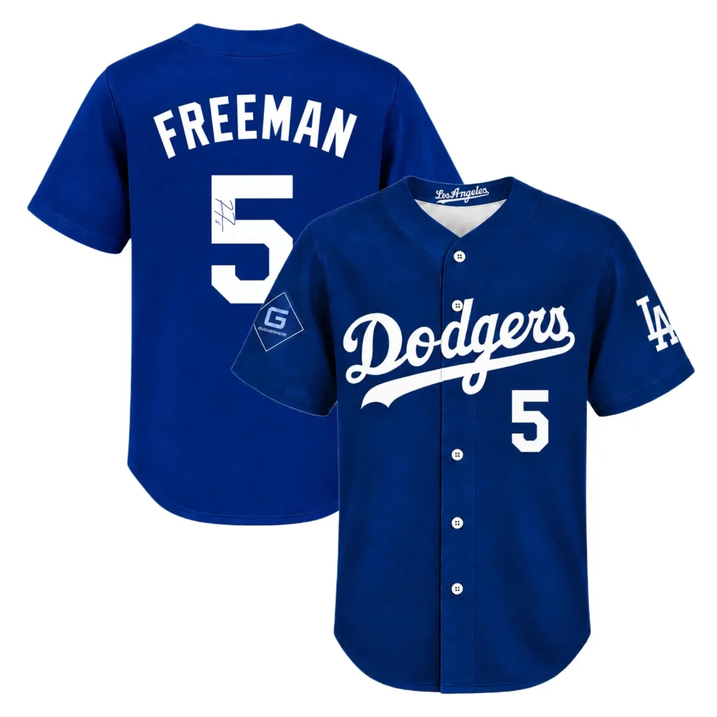 Kids Los Angeles Dodgers Freddie Freeman Blue Jersey – Home Crowd Fan Style