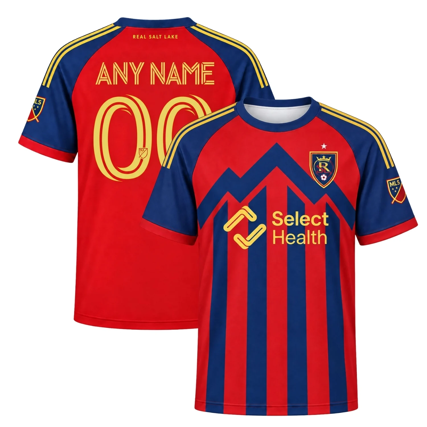 Kids Real Salt Lake Blue Custom Jersey – kids view