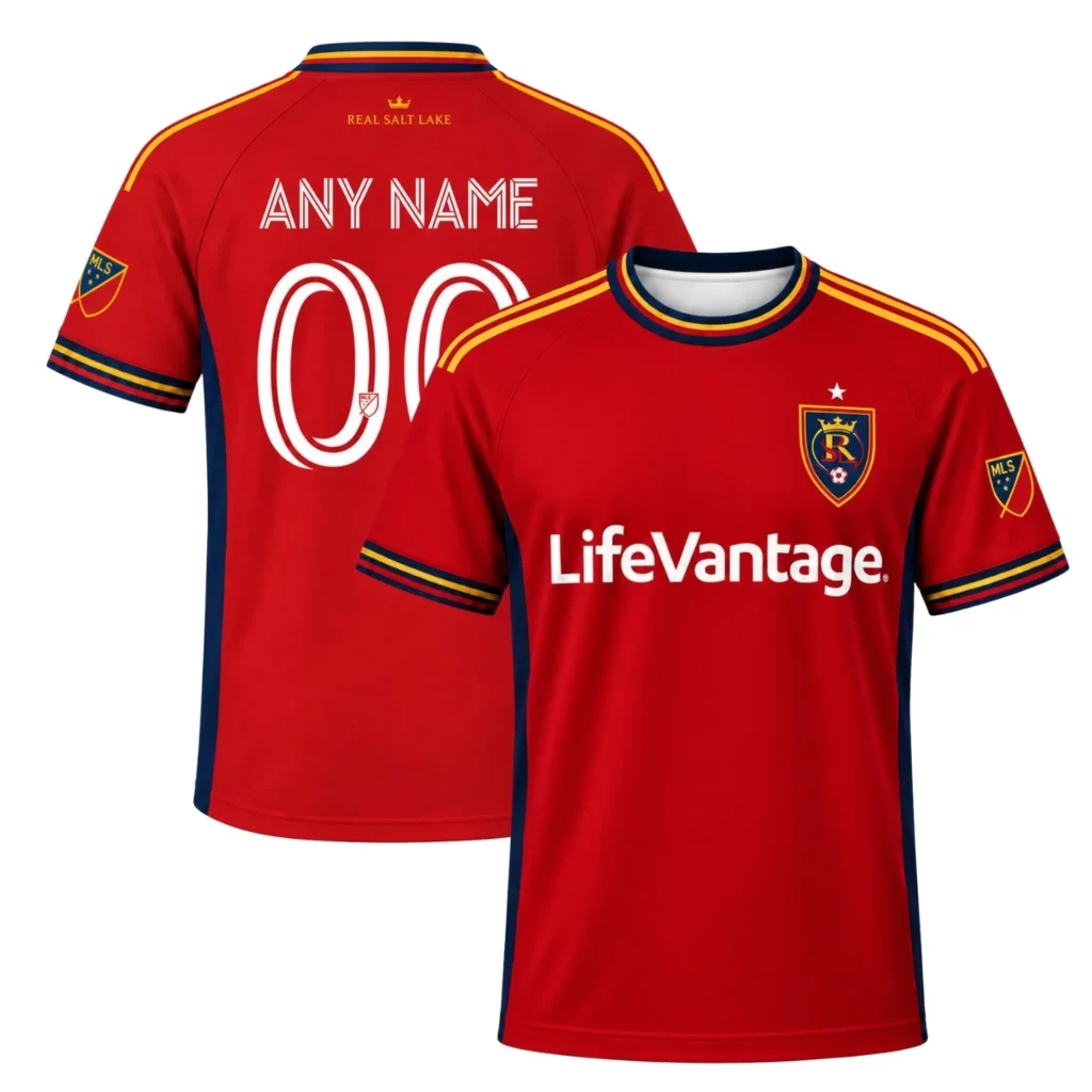 Kids Real Salt Lake Red Custom Jersey – Matchday Fan Edition