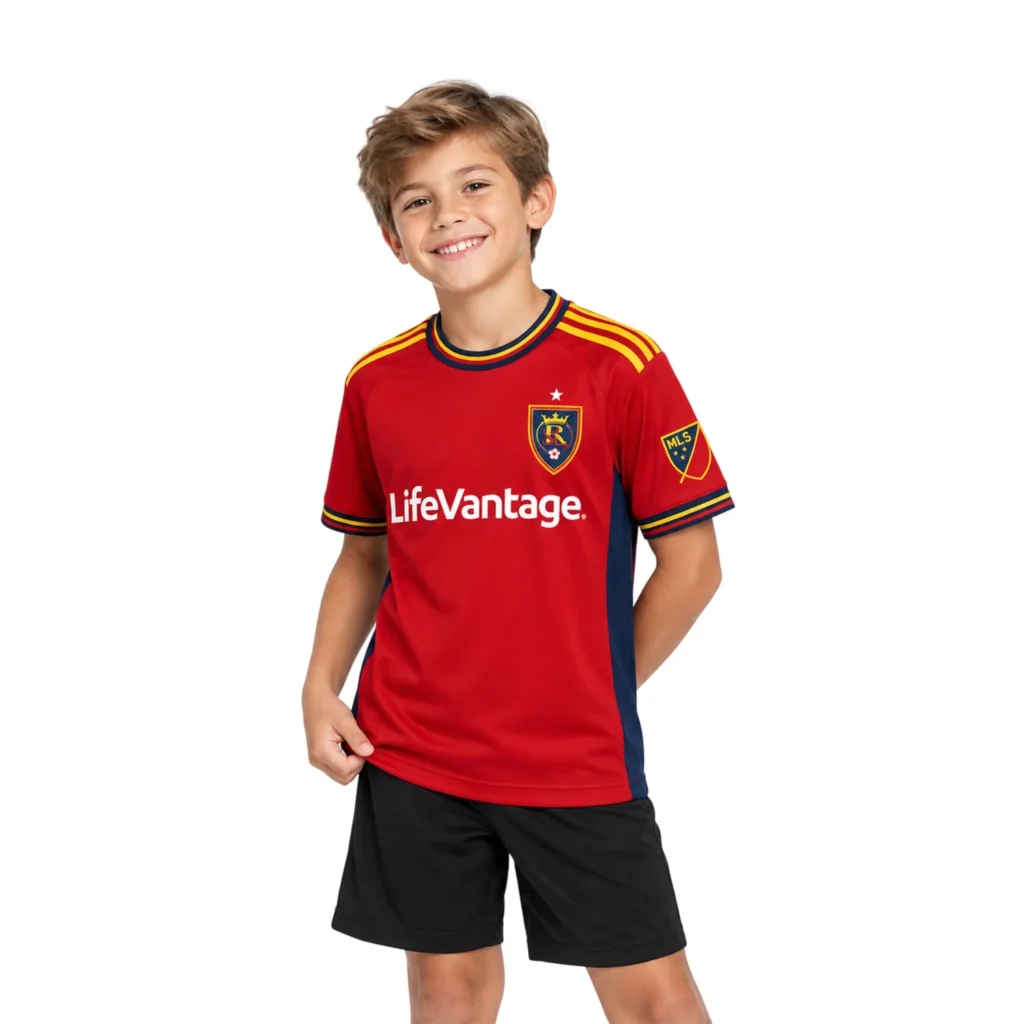Kids Real Salt Lake Red Custom Jersey – Matchday Fan Edition
