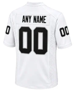 Las Vegas Raiders Alternate Custom Jersey – back view