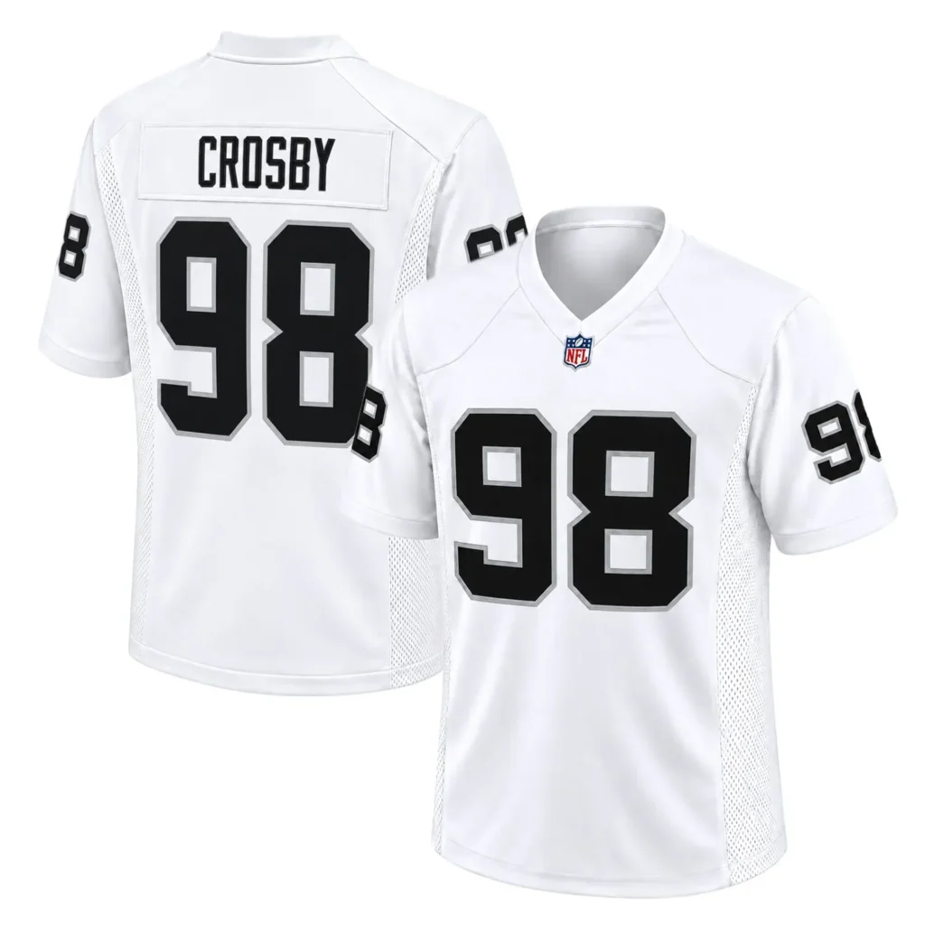 Las Vegas Raiders Maxx Crosby Jersey – Stadium Ready Fan Style