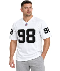 Las Vegas Raiders Maxx Crosby Jersey – model view