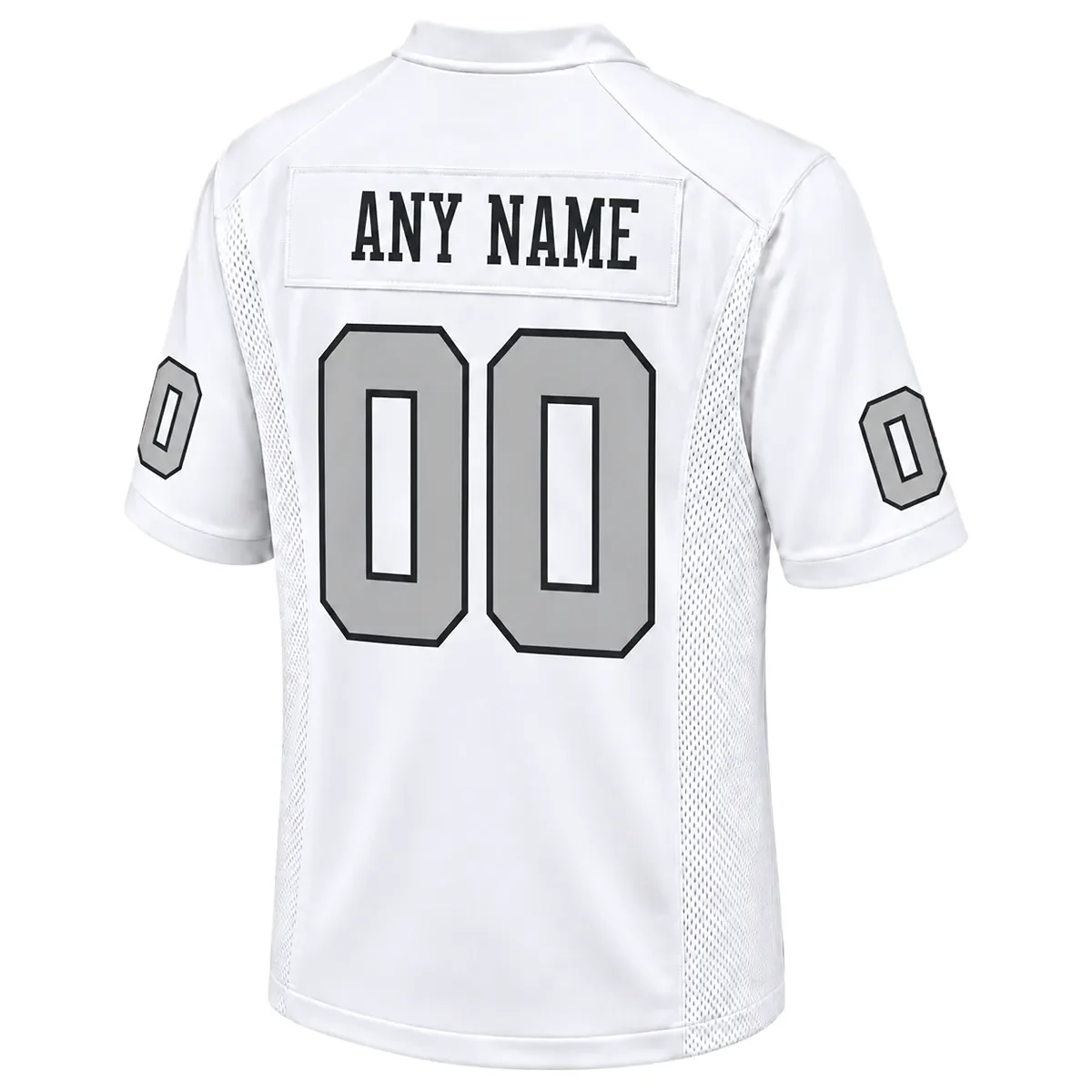 Las Vegas Raiders White Custom Jersey – back view