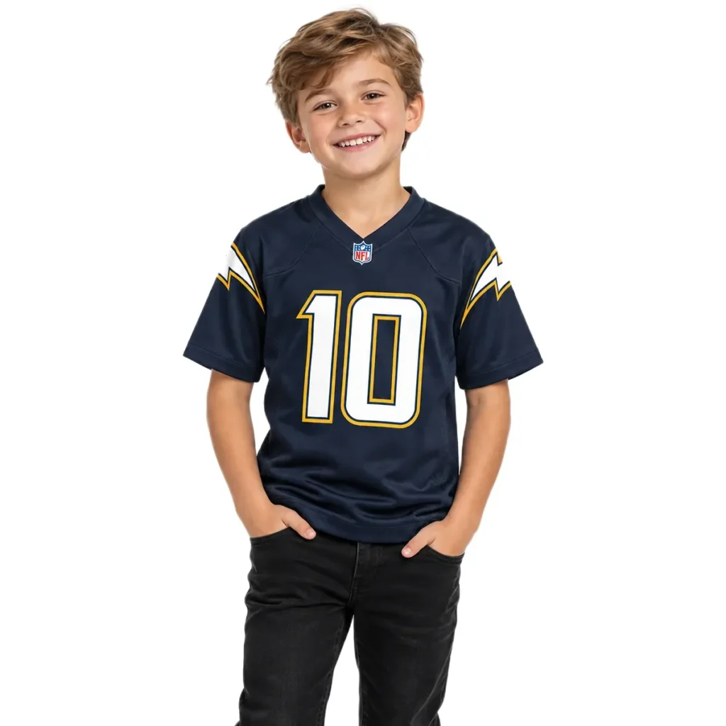 Los Angeles Chargers Justin Herbert Navy Jersey – Custom Name & Number Edition