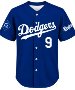 Los Angeles Dodgers Alek Thomas Blue Jersey – front view
