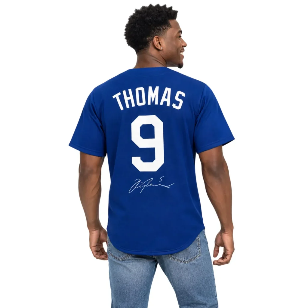 Los Angeles Dodgers Alek Thomas Blue Jersey – Name & Number Fan Jersey