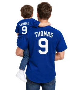 Los Angeles Dodgers Alek Thomas Jersey – kids view