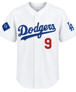 Los Angeles Dodgers Alek Thomas White Jersey – front view