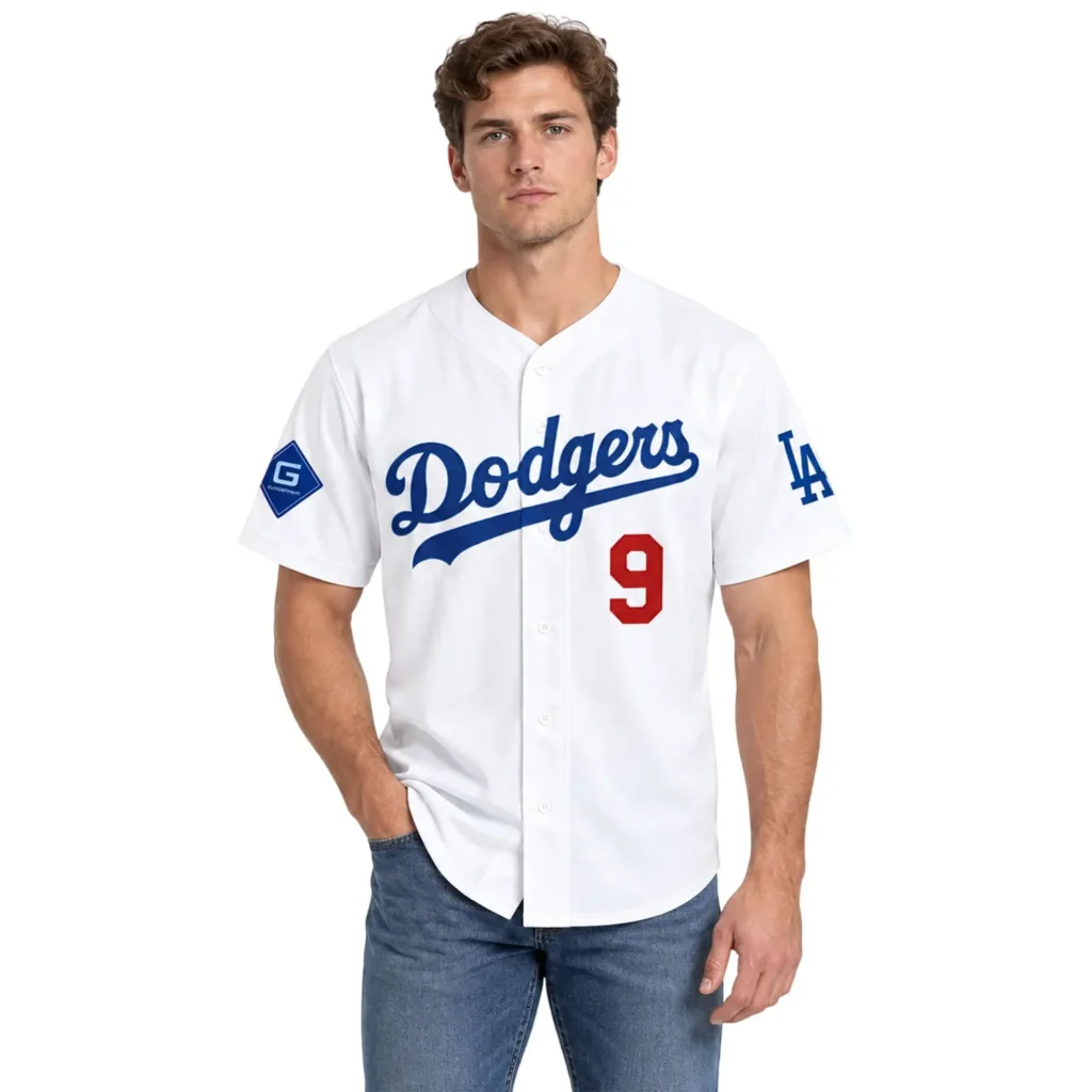 Los Angeles Dodgers Alek Thomas White Jersey – Home Crowd Fan Style