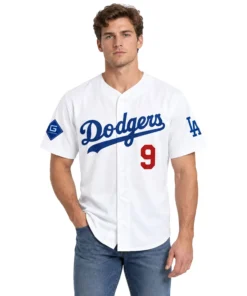 Los Angeles Dodgers Alek Thomas White Jersey – alternate view 2