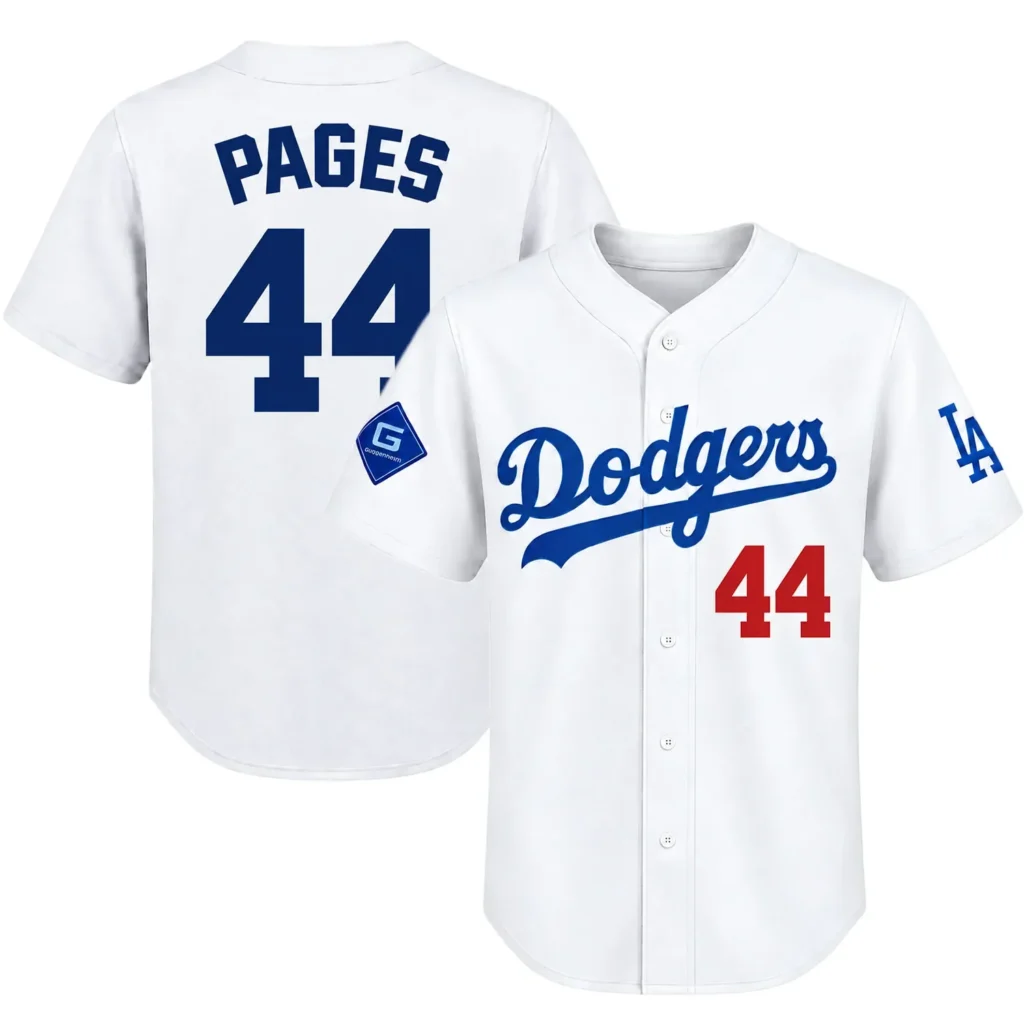 Los Angeles Dodgers Andy Pages Home Jersey – Stadium Ready Fan Style