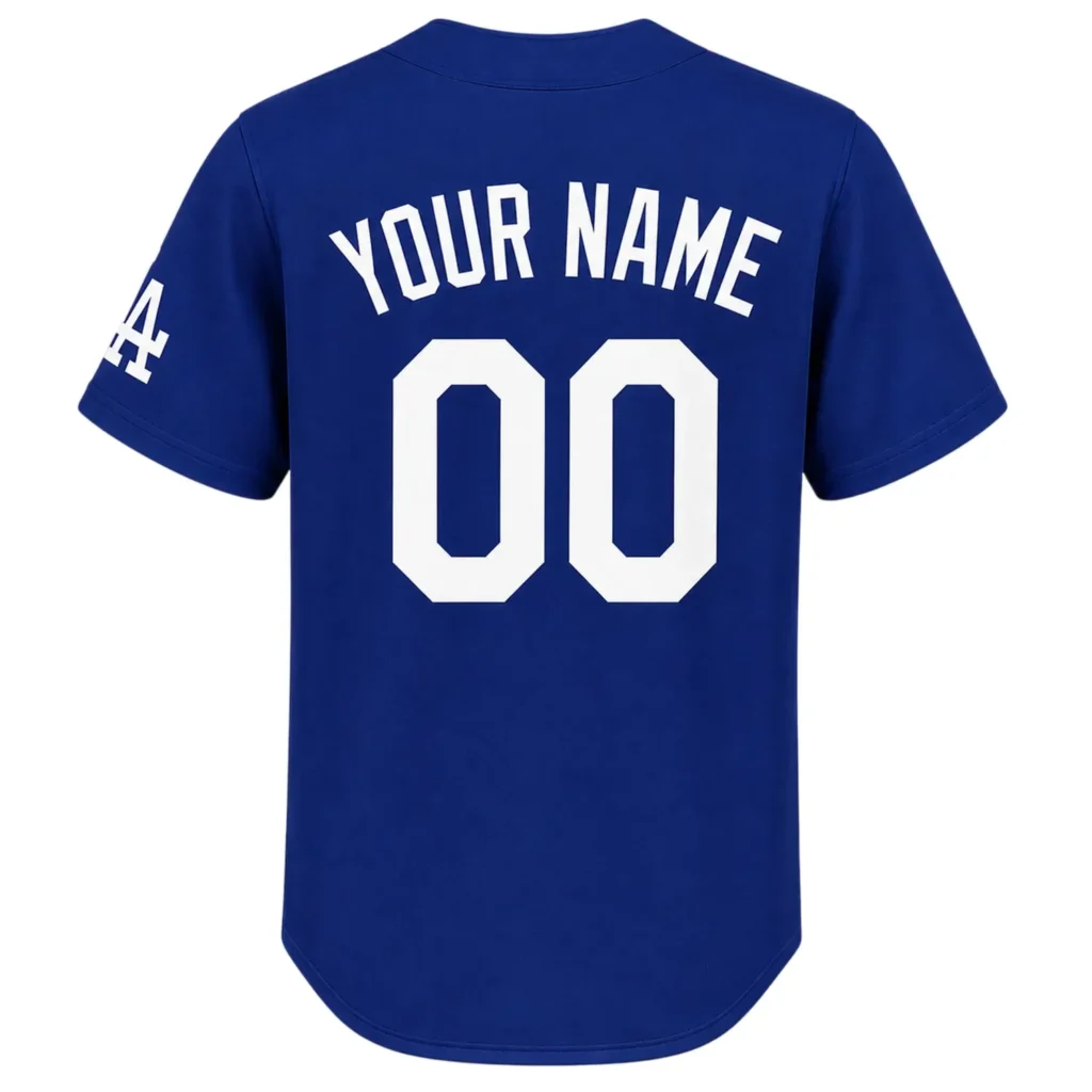 Los Angeles Dodgers Blue Custom Jersey – Matchday Fan Edition