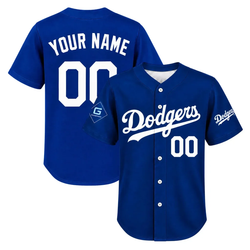Los Angeles Dodgers Blue Home Custom Jersey – Personalized Fan Edition
