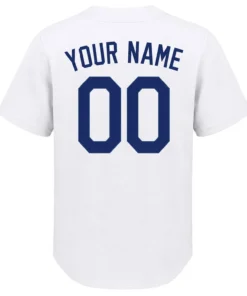 Los Angeles Dodgers Custom Jersey – back view