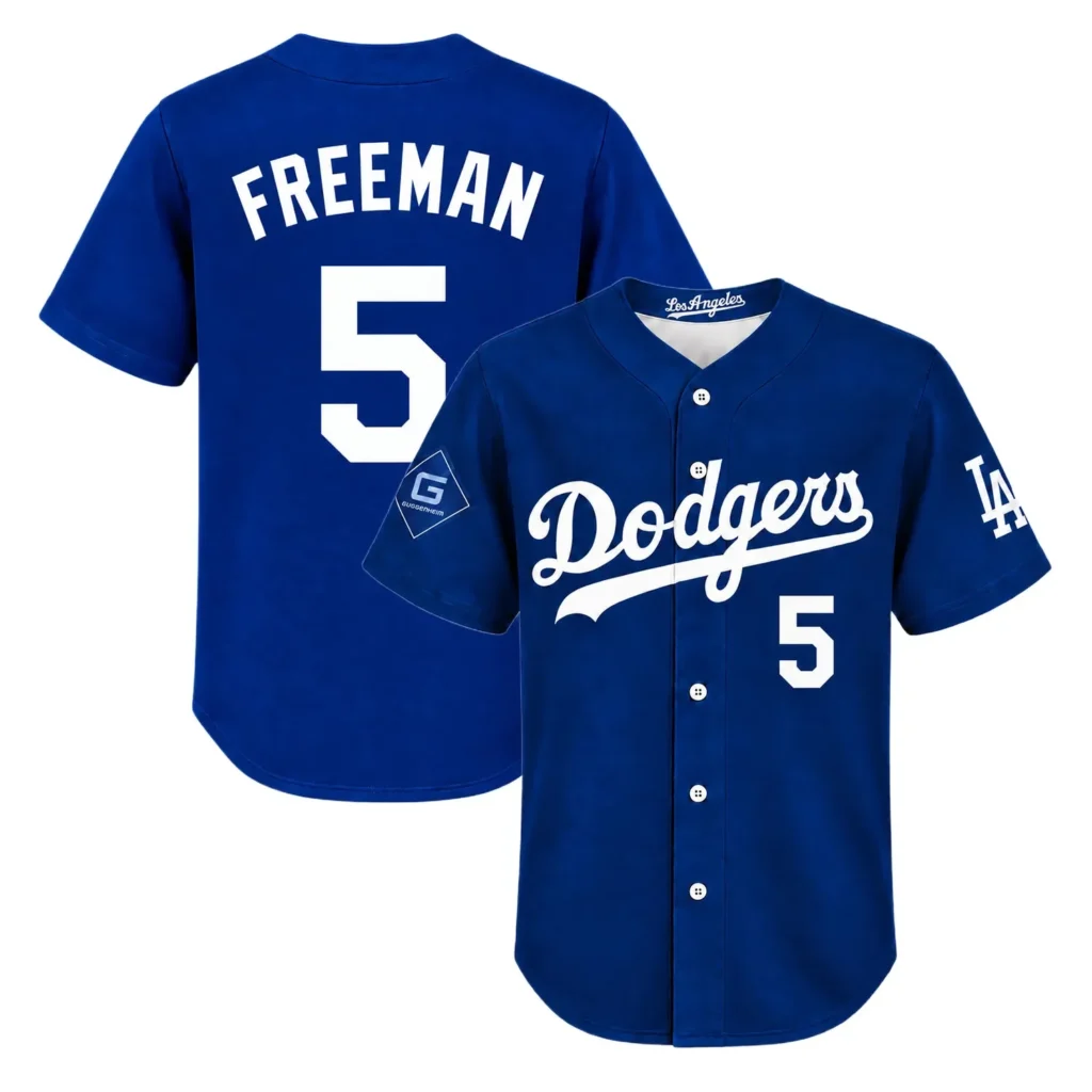 Los Angeles Dodgers Freddie Freeman Blue Home Jersey – Matchday Fan Edition