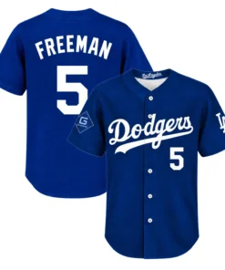 Los Angeles Dodgers Freddie Freeman Blue Home Jersey