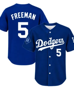 Los Angeles Dodgers Freddie Freeman Blue Jersey