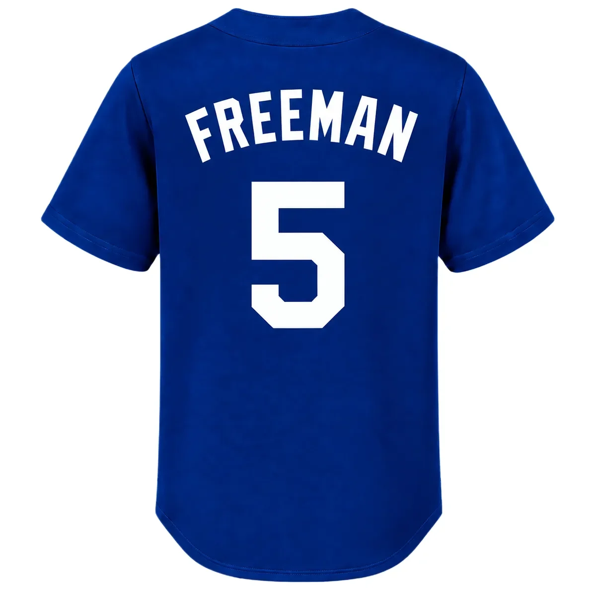 Los Angeles Dodgers Freddie Freeman Blue Jersey – back view
