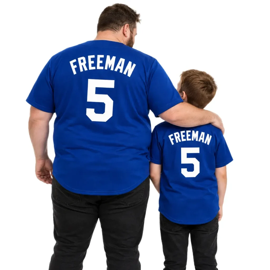 Los Angeles Dodgers Freddie Freeman Blue Jersey – Custom Name & Number Edition