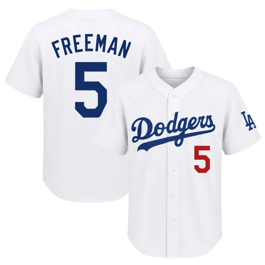 Los Angeles Dodgers Freddie Freeman Jersey – Name & Number Fan Jersey