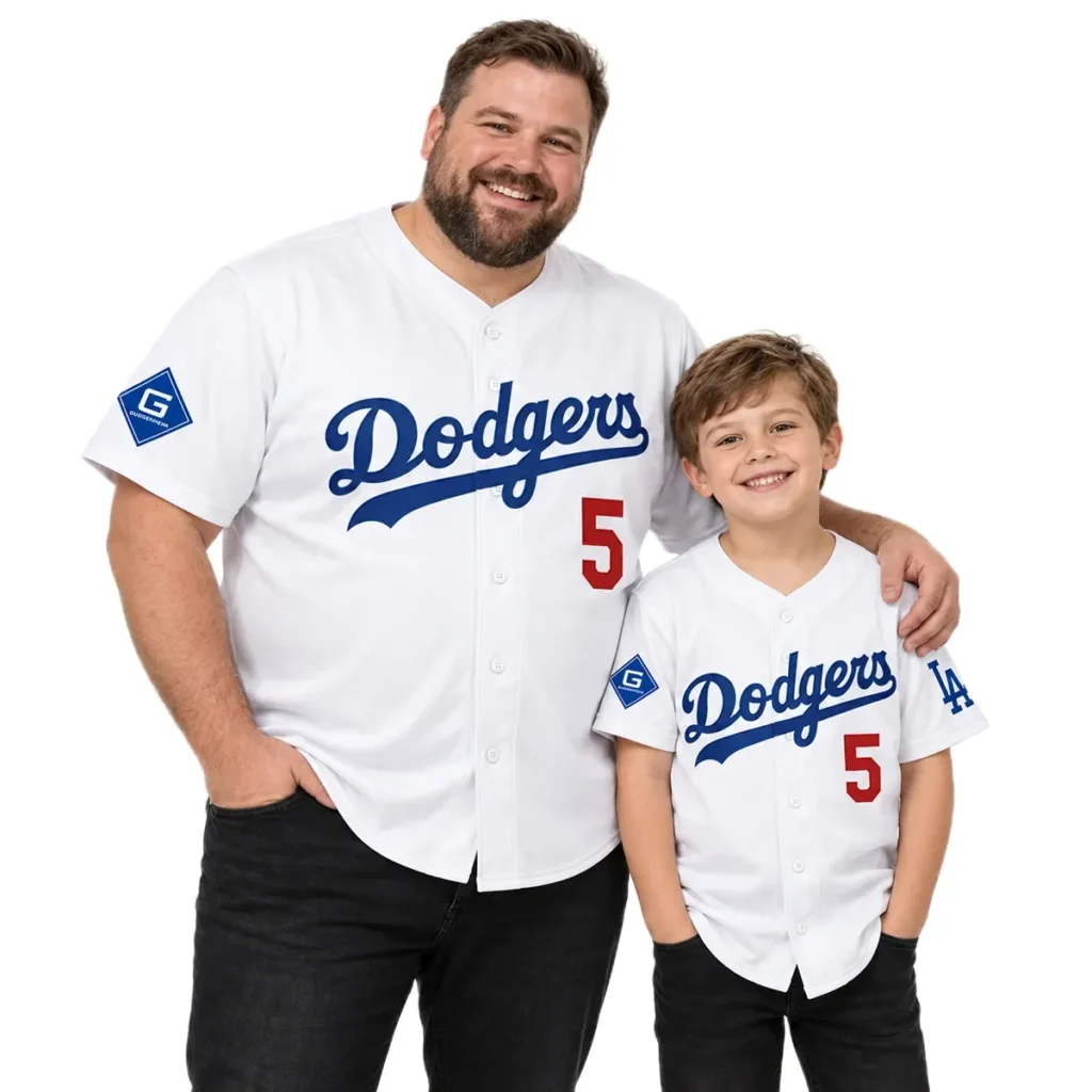 Los Angeles Dodgers Freddie Freeman White Jersey – Name & Number Fan Jersey