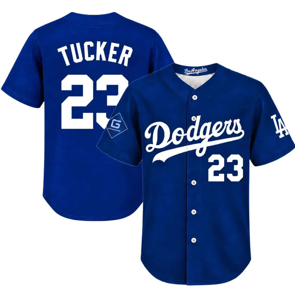 Los Angeles Dodgers Kyle Tucker Blue Jersey – Personalized Fan Edition