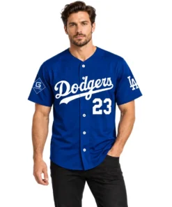 Los Angeles Dodgers Kyle Tucker Blue Jersey – alternate view 5