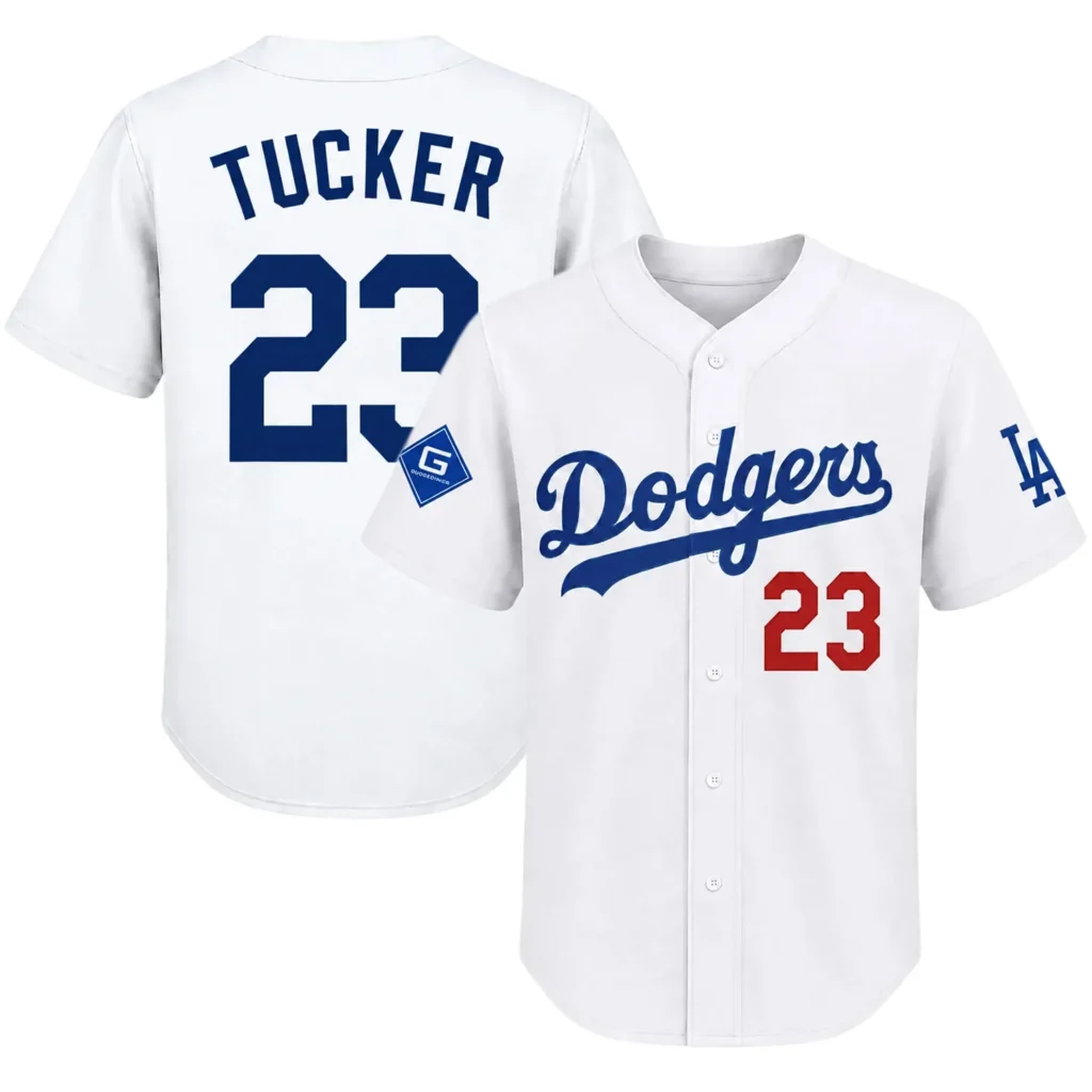 Los Angeles Dodgers Kyle Tucker White Jersey – Custom Name & Number Edition