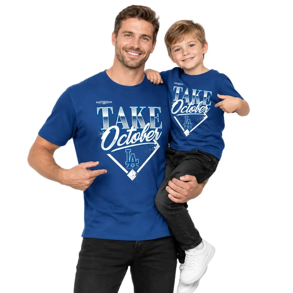 Los Angeles Dodgers Navy Locker Room Champions T-Shirt – Fan Celebration Tee