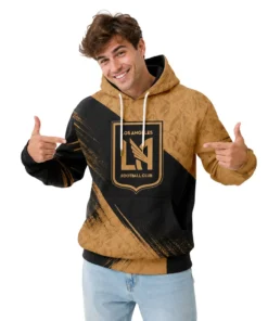 Los Angeles FC Custom Hoodie – model view