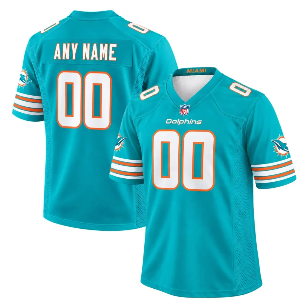 Miami Dolphins Aqua Throwback Jersey – Game Day Fan Jersey