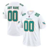 Miami Dolphins White Away Jersey – front back view