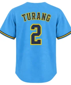 Milwaukee Brewers Brice Turang City Connect Jersey – back view