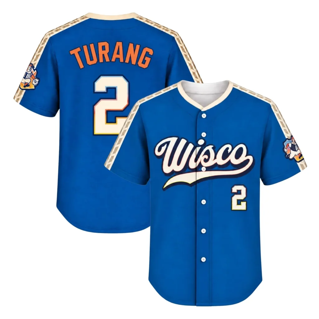 Milwaukee Brewers Brice Turang Jersey – Matchday Fan Edition