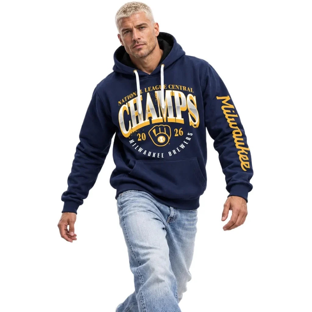 Milwaukee Brewers Champions Hoodie – Warm-Up Fan Style