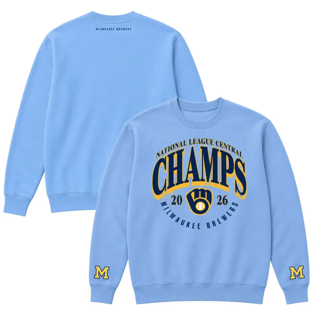 Milwaukee Brewers Champions Sweatshirt – Cozy Fan Sweatshirt