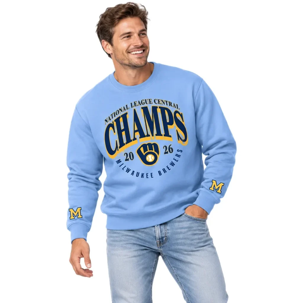 Milwaukee Brewers Champions Sweatshirt – Cozy Fan Sweatshirt