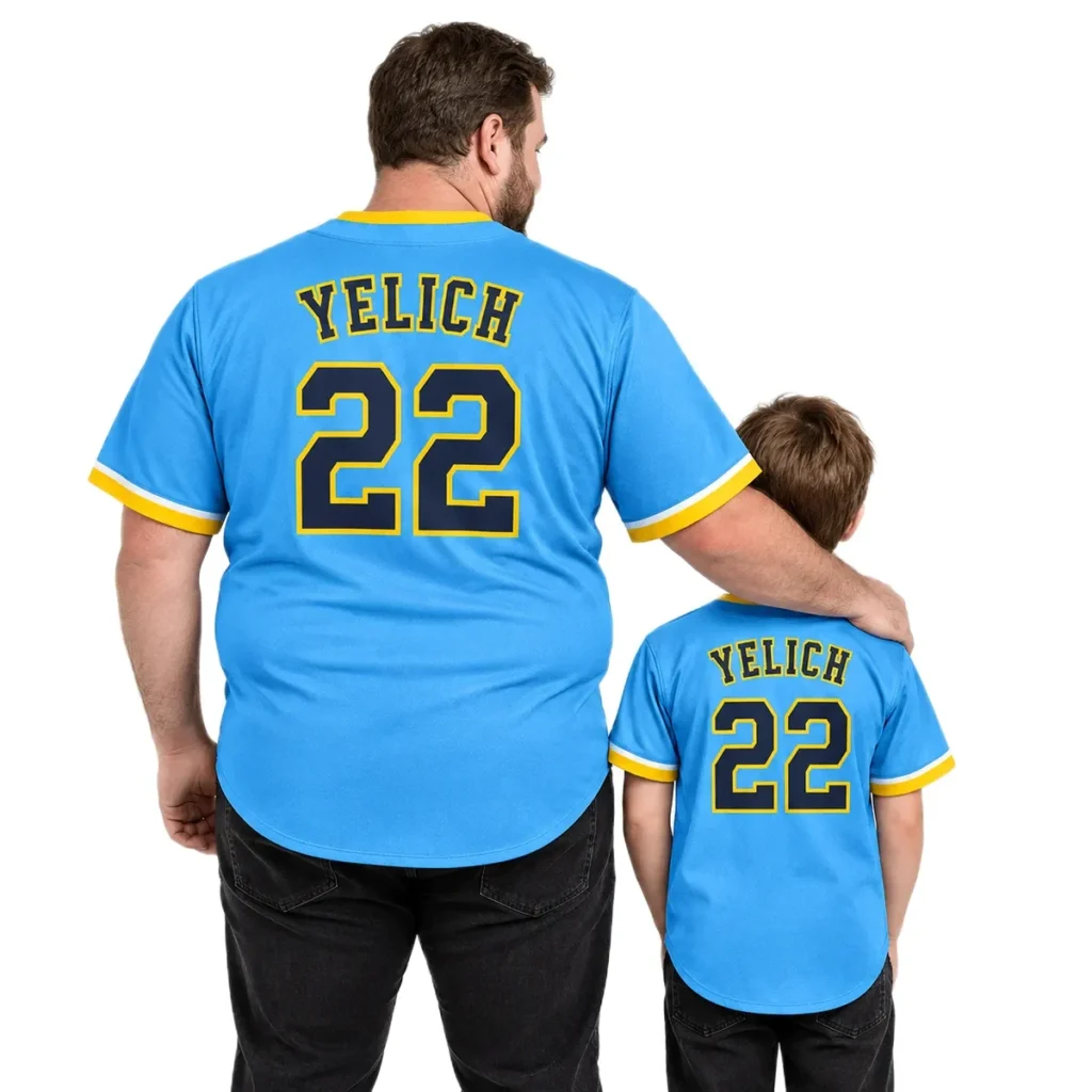 Milwaukee Brewers Christian Yelich Blue Jersey – Custom Name & Number Edition