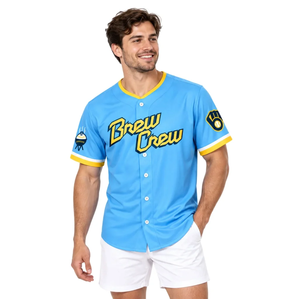 Milwaukee Brewers City Connect Custom Jersey – Custom Name & Number Edition