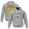 Milwaukee Brewers Gray Locker Room Custom Champions Hoodie