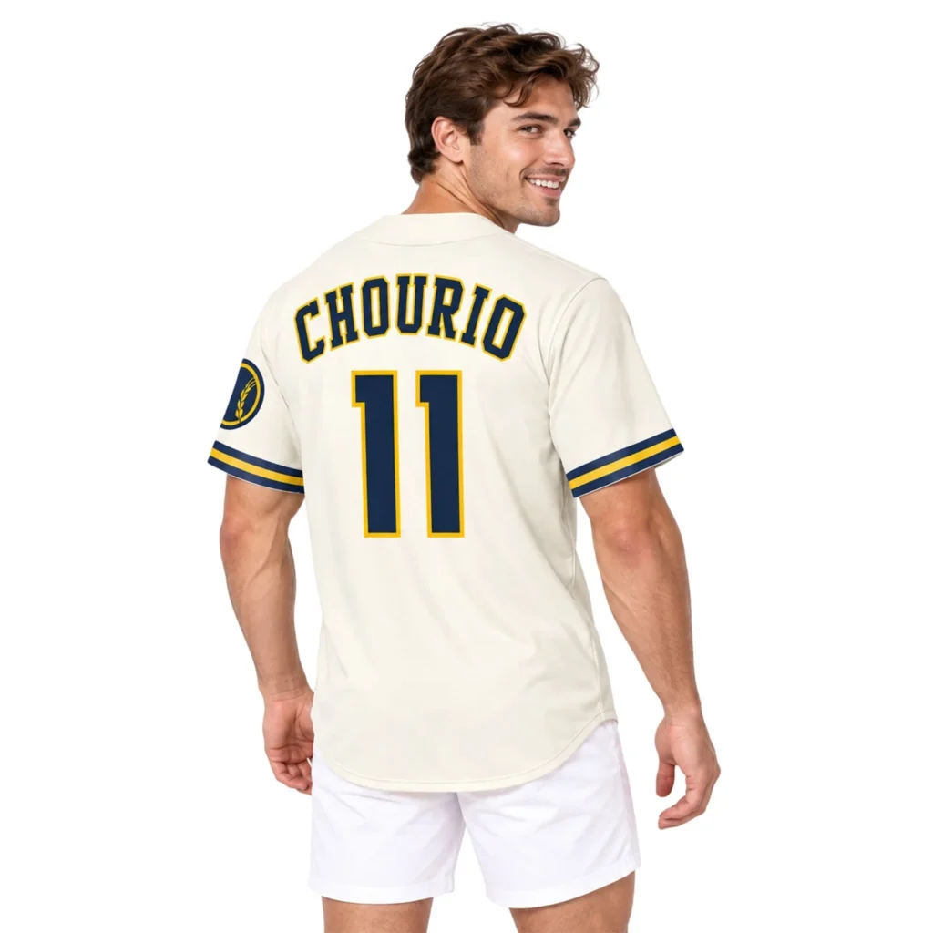 Milwaukee Brewers Jackson Chourio Cream Home Jersey – Personalized Fan Edition