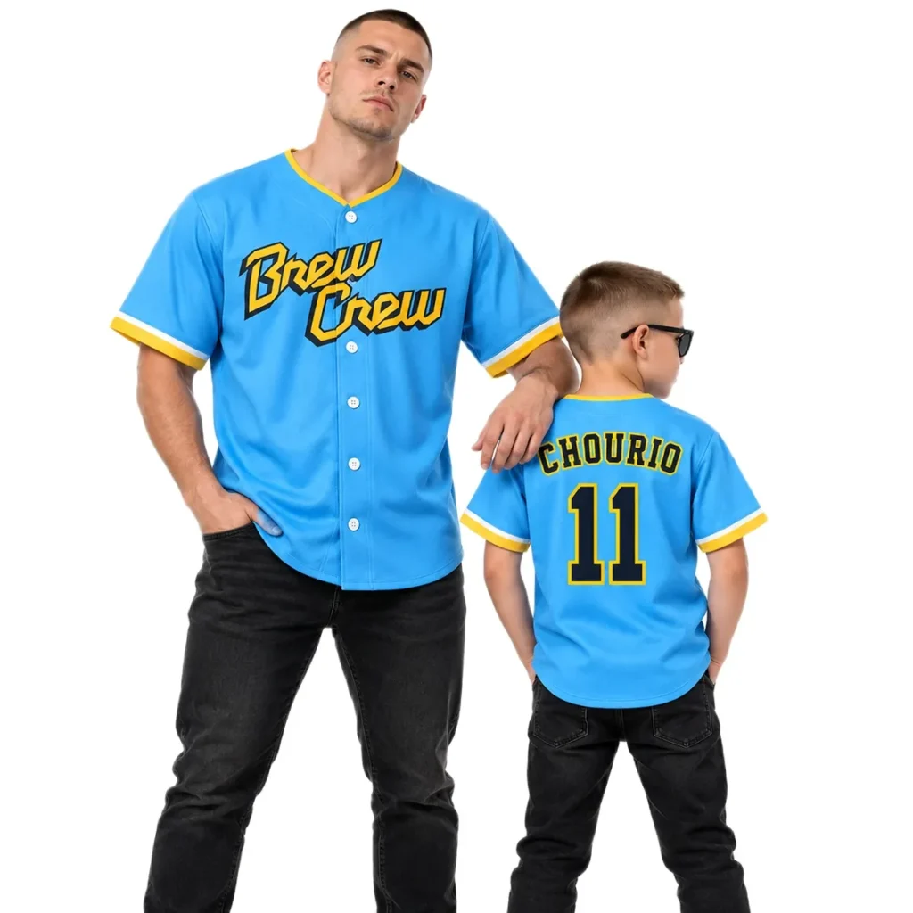 Milwaukee Brewers Jackson Chourio Jersey – Stadium Ready Fan Style