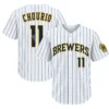 Milwaukee Brewers Jackson Chourio White Jersey
