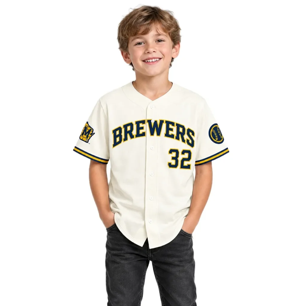 Milwaukee Brewers Jacob Misiorowski Home Jersey – Game Day Fan Jersey