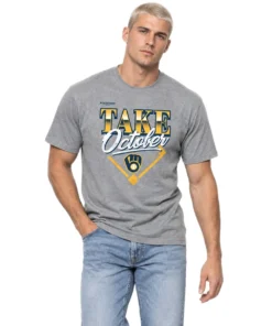 Milwaukee Brewers Locker Room Champions T-Shirt – model view