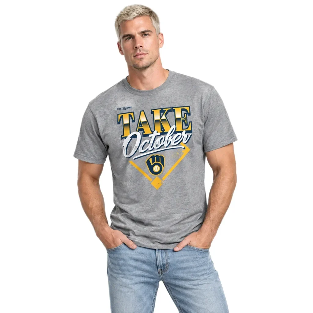Milwaukee Brewers Locker Room Custom T-Shirt – Fan Celebration Tee