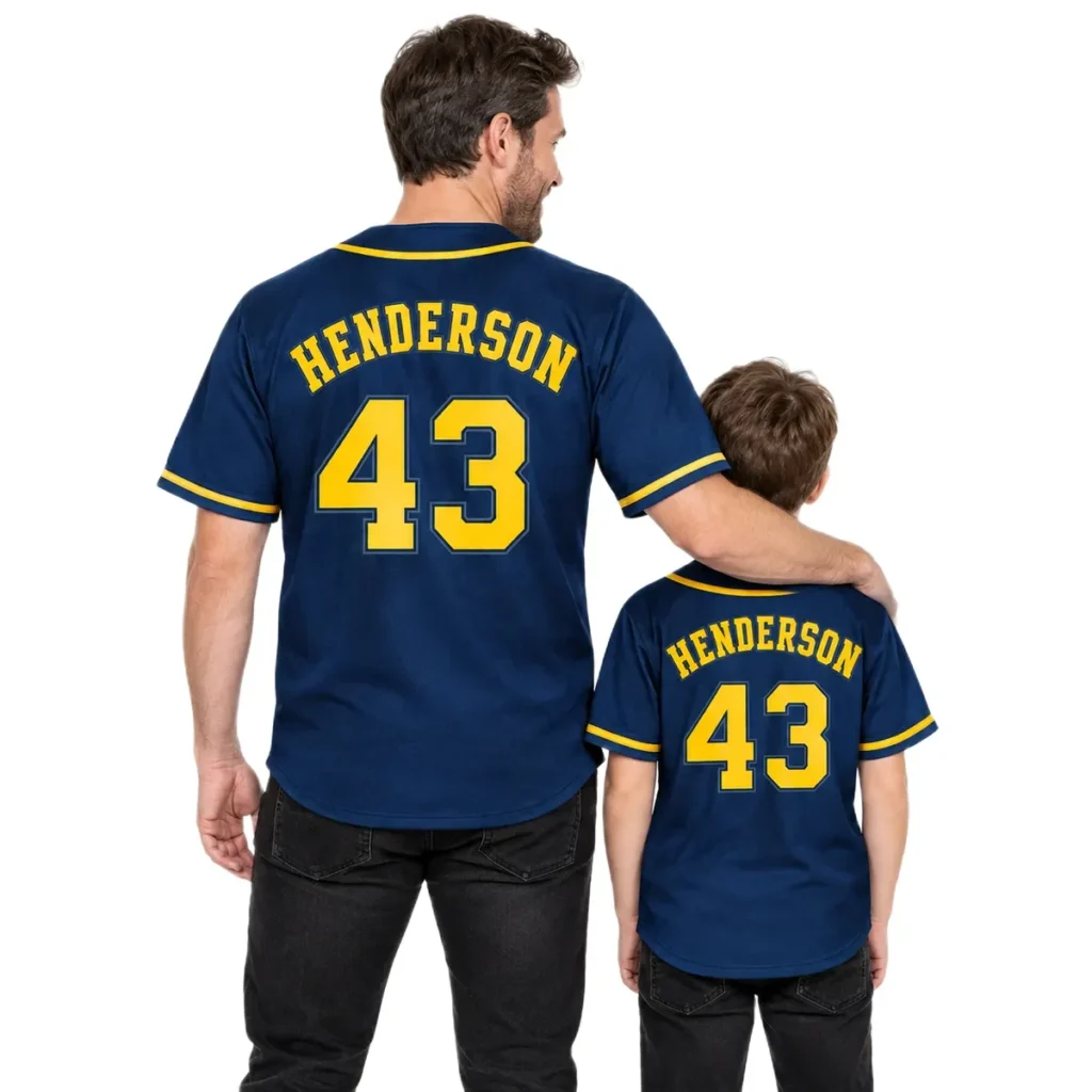 Milwaukee Brewers Logan Henderson Navy Jersey – Matchday Fan Edition